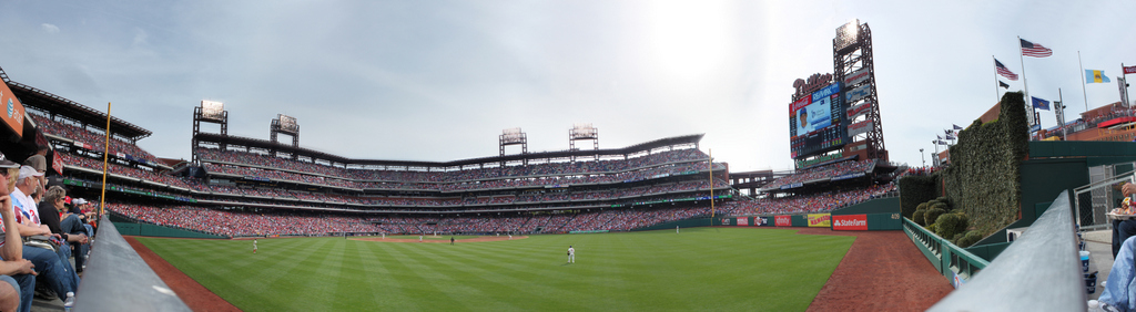 Citizens Bank Park Panorama - Philadelphia Phillies - Outfield