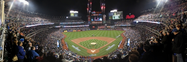 Citi Field Panorama - New York Mets World Series National Anthem