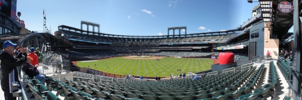 Citi Field Panorama - Back of the Home Run Apple Section