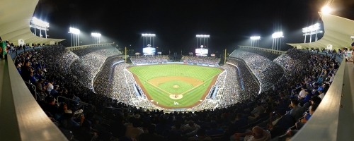 Dodger Stadium Panorama - Los Angeles Dodgers - Top Deck