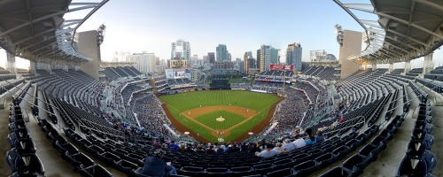 Petco Park Panorama - San Diego Padres - Upper IF Reserved
