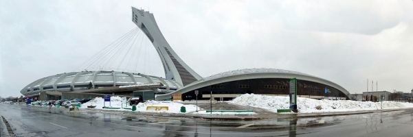 Olympic Stadium Exterior Panorama - Home of the Montreal Expos