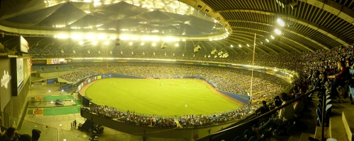 Olympic Stadium Panorama - Upper Deck Left Field Corner