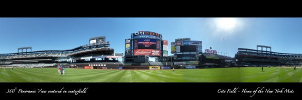 Citi Field Panorama - 360 degrees from centerfield