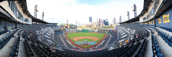 PNC Park Panorama - Pittsburgh Pirates - Grandstand Back Row