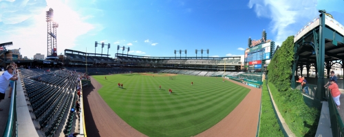 Comerica Park Panorama - Detroit Tigers - Center Field