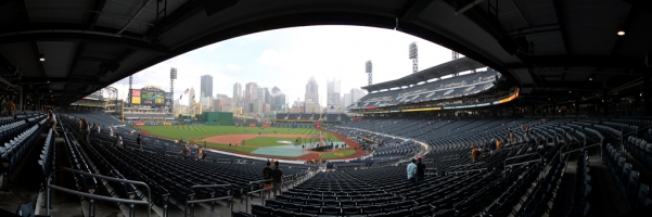 PNC Park Panorama - Pittsburgh Pirates - 3B Infield Box View