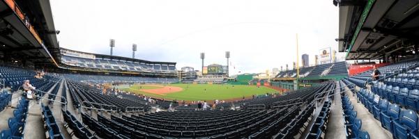 PNC Park Panorama - Pittsburgh Pirates - RF Outfield Box View