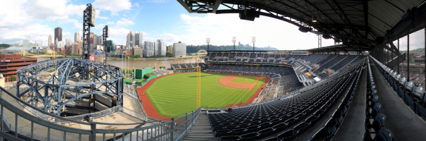 PNC Park Panorama - Pittsburgh Pirates - LF Upper Grandstand