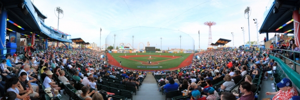 Brooklyn Cyclones MCU Park Panorama with the7Line Day