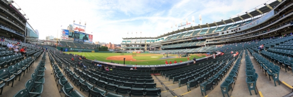 Progressive Field Panorama - Cleveland Indians - Lower 3B View
