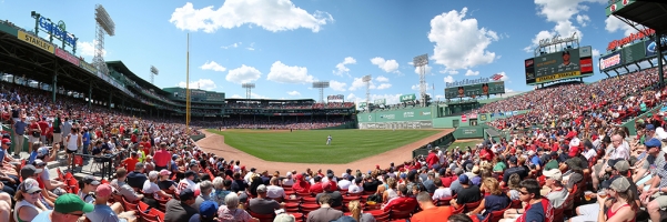 Fenway Park Panorama - Boston Red Sox - Right Field View