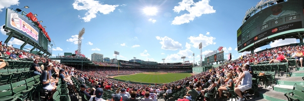 Fenway Park Panorama - Boston Red Sox - Bleachers