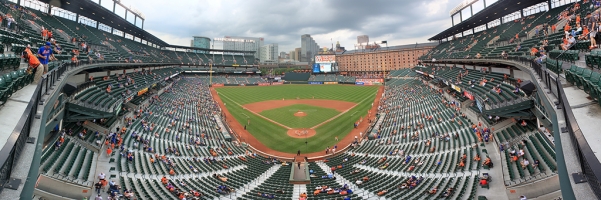 Camden Yards Panorama - Baltimore Orioles - Upper Front Row
