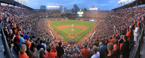Camden Yards Panorama - Baltimore Orioles - National Anthem
