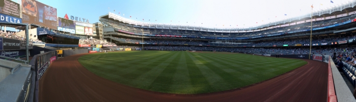Yankee Stadium Panorama - New York Yankees - LF Bullpen View