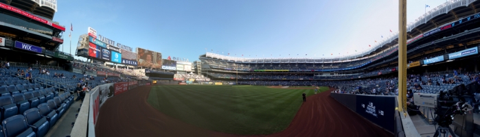 Yankee Stadium Panorama - New York Yankees - LF Foul Pole View