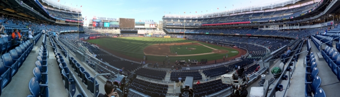 Yankee Stadium Panorama - New York Yankees - 3B Field Level View