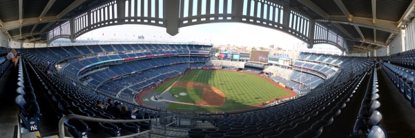 Yankee Stadium Panorama - New York Yankees - Grandstand 1B View