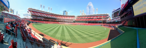 Great American Ball Park Panorama - Cincinnati Reds -Centerfield