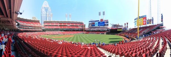 Great American Ball Park Panorama - Cincinnati Reds - Rightfield
