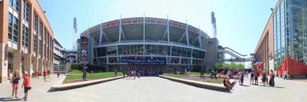 Great American Ball Park Panorama - Cincinnati Reds - Exterior