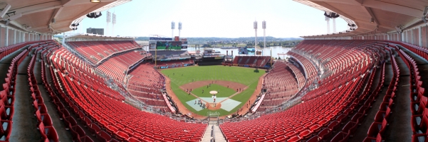 Great American Ball Park Panorama - Cincinnati Reds - Back Row