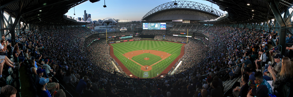 Safeco Field Panorama - Seattle Mariners - Upper Level Back Row