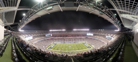NY Jets - MetLife Stadium 50 yard line at night