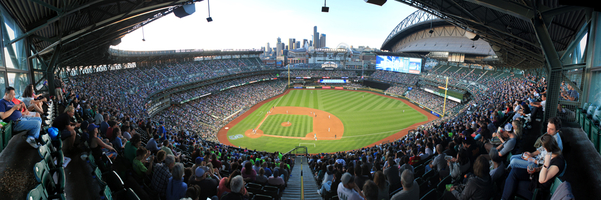 Safeco Field Panorama - Seattle Mariners - 1st Base Upper Level