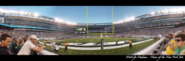 NY Jets - MetLife Stadium Front Row behind the Goal Line