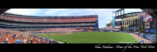 Shea Stadium - Former home of the New York Mets - Field Level