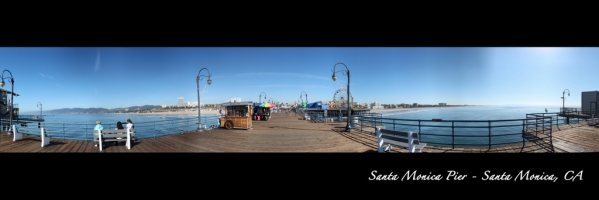 Santa Monica Pier Panorama
