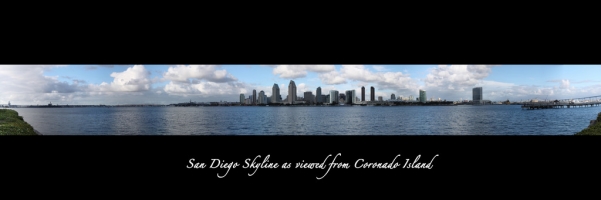 San Diego skyline as viewed from Coronado Island