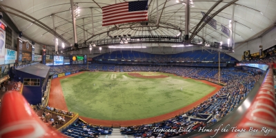 Tropicana Field - Tampa Bay Rays - tbt* Party Deck