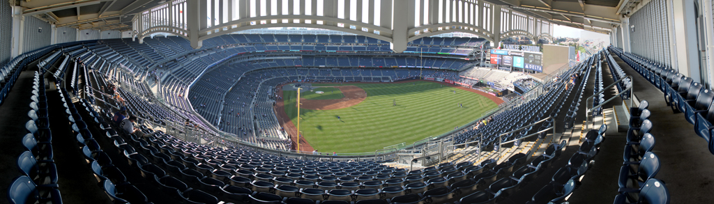 Yankee Stadium Panorama - New York Yankees - RF Foul Pole View