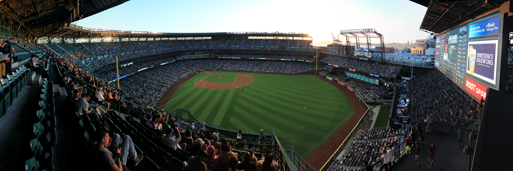 Safeco Field Panorama - Seattle Mariners - Upper Level CF