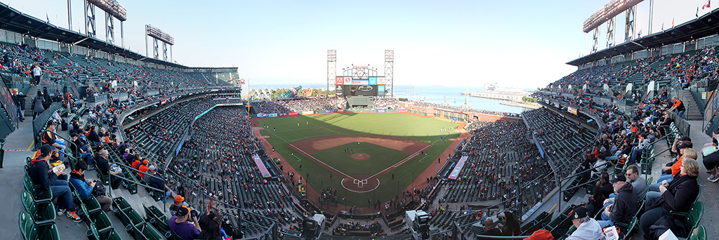 AT&T Park Panorama - San Francisco Giants - Pre-Game Front Row