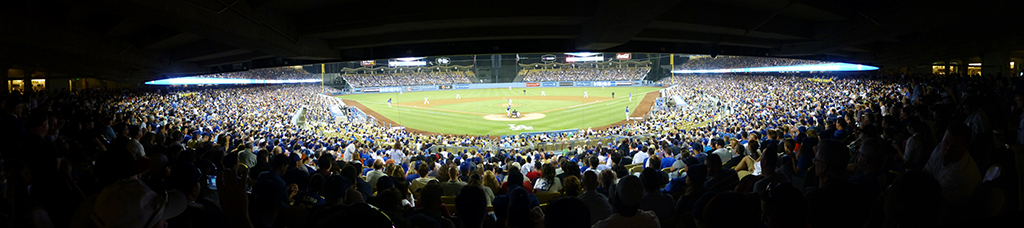 Dodger Stadium Panorama - Los Angeles Dodgers - Infield Box